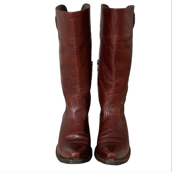 ARIAT Tall Riding Cowboy Boots - Picture 3 of 16